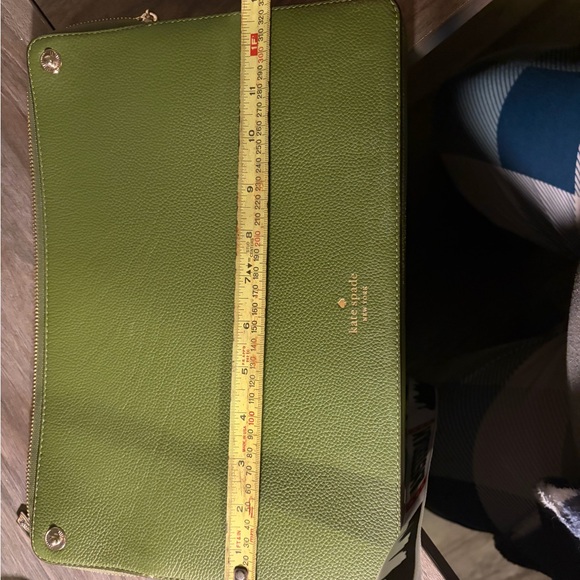 Kate Spade Forest Green Leather Tote - Picture 9 of 13